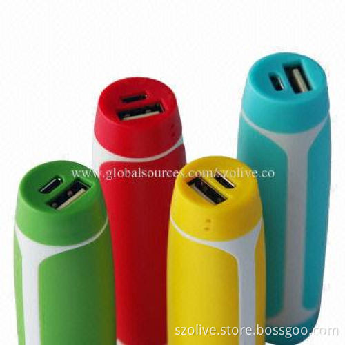 Good Quality Power Banks with 2,600mAh Capacity, 5V/800 ±100mA Input